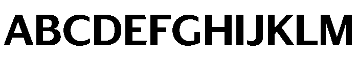 Darby Sans Medium Font UPPERCASE