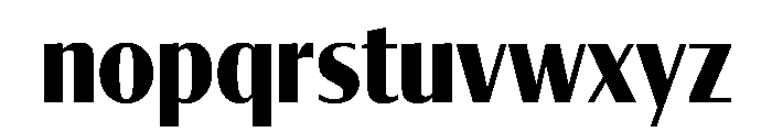 Darby Sans Poster Condensed Black Font LOWERCASE