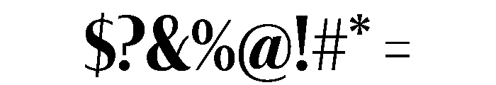 Darby Sans Poster Condensed Bold Font OTHER CHARS