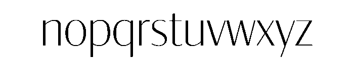 Darby Sans Poster Condensed Extralight Font LOWERCASE