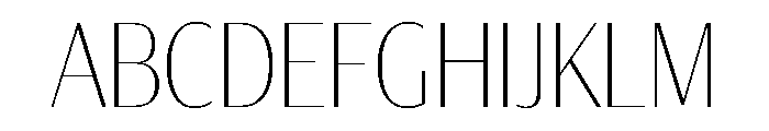 Darby Sans Poster Condensed Thin Font UPPERCASE