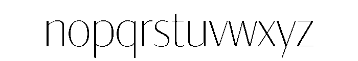 Darby Sans Poster Condensed Thin Font LOWERCASE