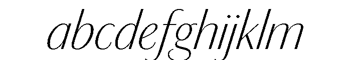 Darby Sans Poster Extralight Italic FONT