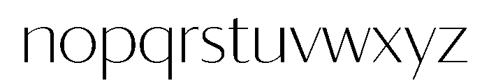 Darby Sans Poster Extralight Font LOWERCASE