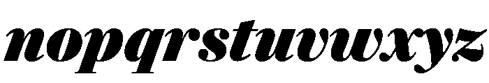 Darby Serif Display Black Italic Font LOWERCASE