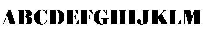 Darby Serif Display Black Font UPPERCASE