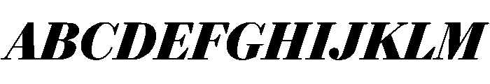 Darby Serif Display Bold Italic Font UPPERCASE