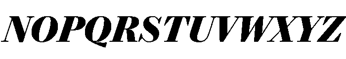 Darby Serif Display Bold Italic Font UPPERCASE