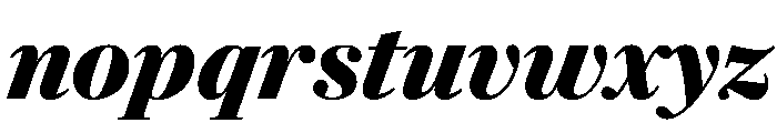 Darby Serif Display Bold Italic Font LOWERCASE