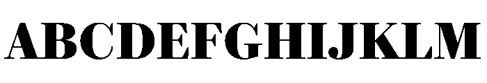 Darby Serif Display Bold Font UPPERCASE