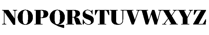 Darby Serif Display Bold Font UPPERCASE