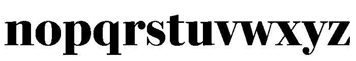 Darby Serif Display Bold Font LOWERCASE