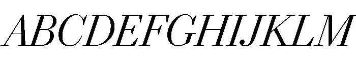 Darby Serif Display Light Italic Font UPPERCASE