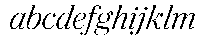 Darby Serif Display Light Italic FONT