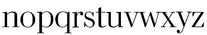 Darby Serif Display Light Font LOWERCASE