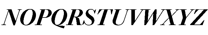 Darby Serif Display Medium Italic Font UPPERCASE