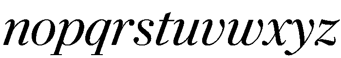 Darby Serif Display Regular Italic Font LOWERCASE