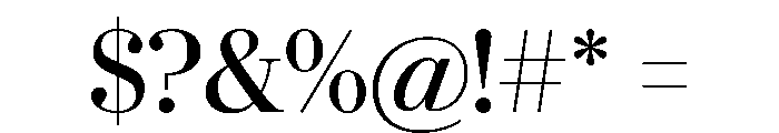 Darby Serif Display Regular Font OTHER CHARS