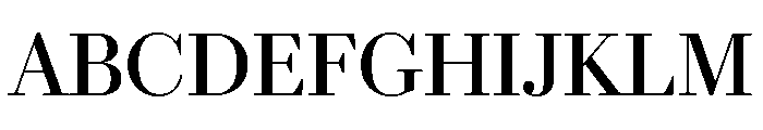 Darby Serif Display Regular Font UPPERCASE