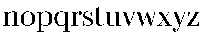 Darby Serif Display Regular Font LOWERCASE