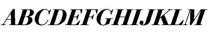 Darby Serif Display Semibold Italic Font UPPERCASE