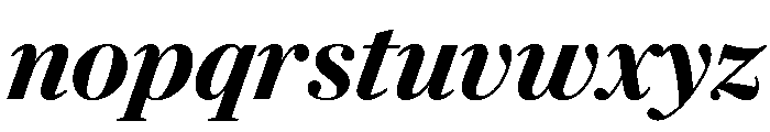 Darby Serif Display Semibold Italic Font LOWERCASE