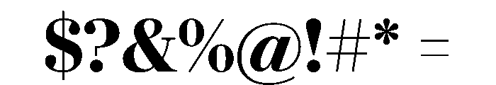Darby Serif Display Semibold Font OTHER CHARS