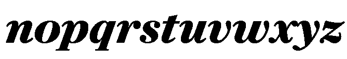 Darby Serif Text Bold Italic Font LOWERCASE