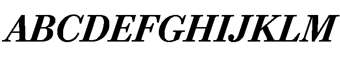 Darby Serif Text Medium Italic Font UPPERCASE