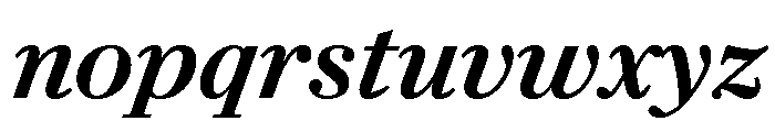 Darby Serif Text Medium Italic Font LOWERCASE