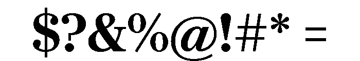 Darby Serif Text Medium Font OTHER CHARS