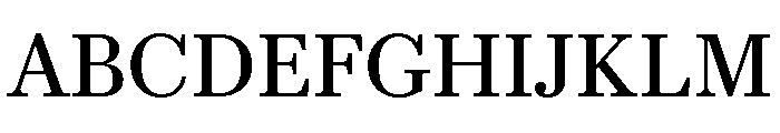 Darby Serif Text Regular Font UPPERCASE