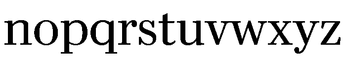Darby Serif Text Regular Font LOWERCASE