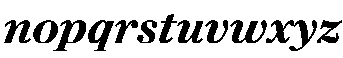 Darby Serif Text Semibold Italic Font LOWERCASE