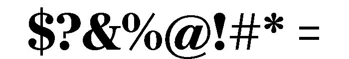 Darby Serif Text Semibold Font OTHER CHARS
