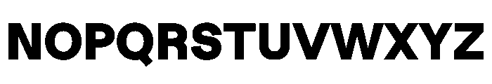 Dazzed TRIAL Heavy Instance Font UPPERCASE