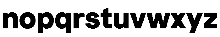 Dazzed TRIAL Heavy Instance Font LOWERCASE