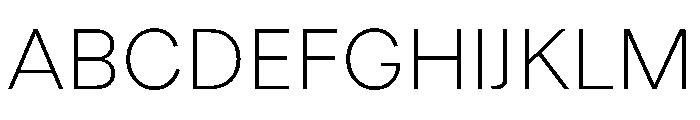 Dazzed TRIAL Light Instance Font UPPERCASE