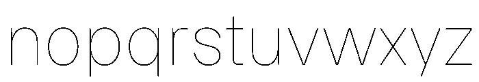 Dazzed TRIAL Thin Instance Font LOWERCASE