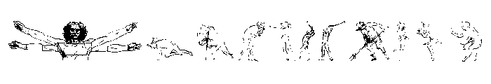 Da Vinci Extras Font UPPERCASE