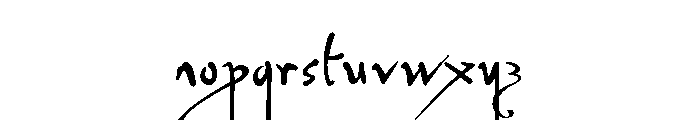 Da Vinci Forward Font LOWERCASE