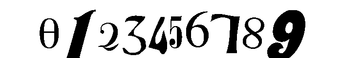 Dada Regular Font OTHER CHARS