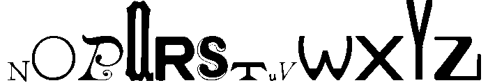 Dada Regular Font UPPERCASE