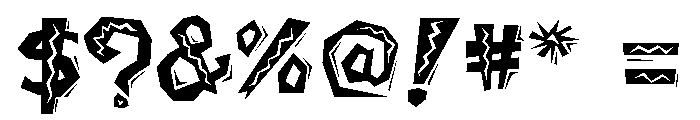 Daddy O Junkie Font OTHER CHARS