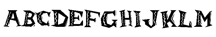 Daddy O Junkie Font UPPERCASE