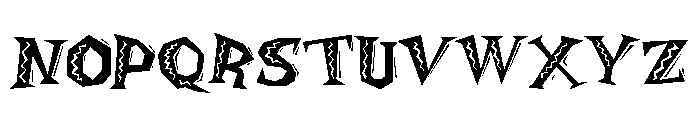 Daddy O Junkie Font UPPERCASE