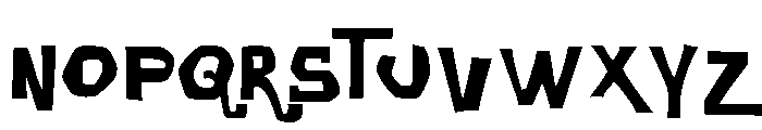Daddy O Square Font UPPERCASE