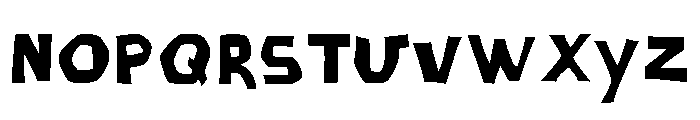 Daddy O Square Font LOWERCASE