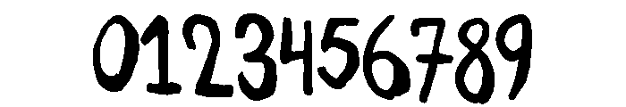 Daft Brush Regular Font OTHER CHARS