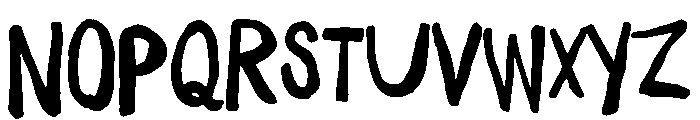 Daft Brush Regular Font UPPERCASE
